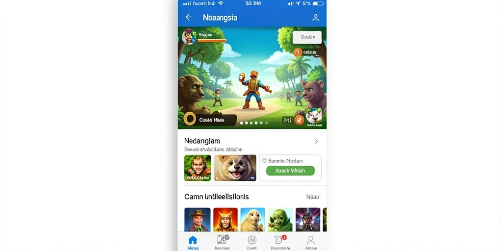 Screenshot pertarungan seru melawan musuh kuat.