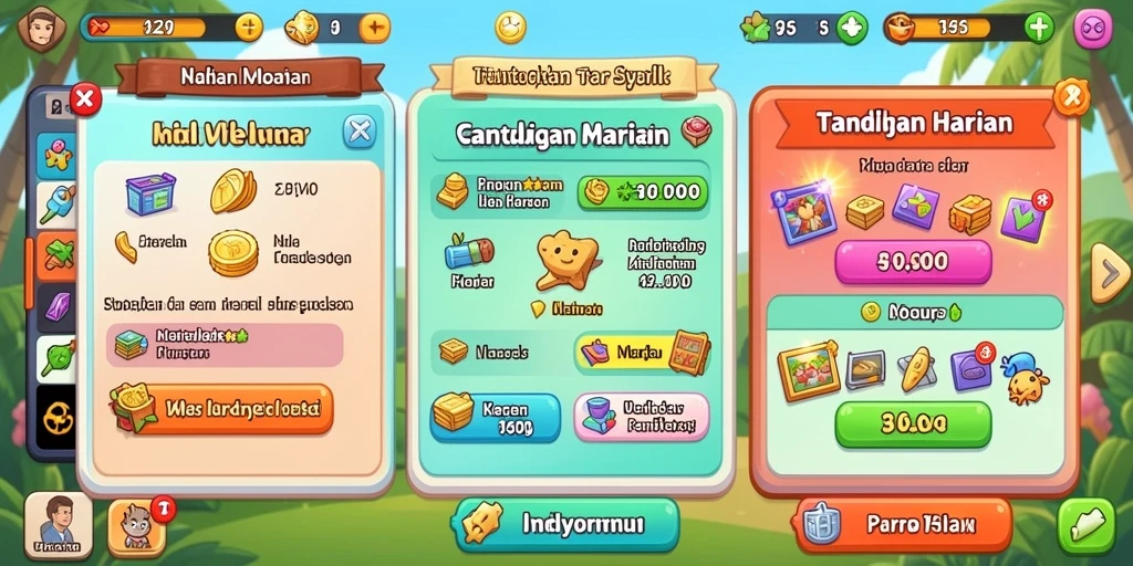 Screenshot menunjukkan interaksi dengan pemain lain.